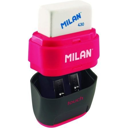 MILAN Afilaborra Compact Touch Dúo Colores Surtidos Caja de 16 Unidades MILAN Afilaborra Compact Touch Dúo Colores Surtidos Caja de 16 Unidades